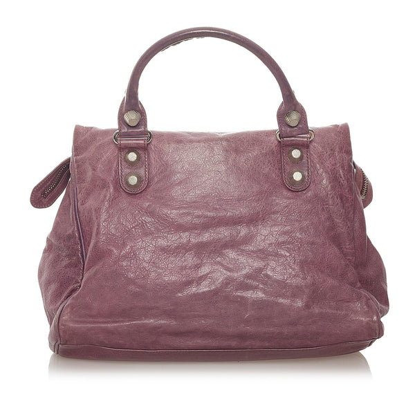 Balenciaga Motocross Giant 21 Midday Leather Handbag | Designer Luxury Handbag