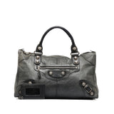 Balenciaga Motocross Giant 21 Part Time Handbag | Authentic Pre-Owned interior view