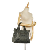Balenciaga Motocross Giant City Handbag | Authentic Pre-Owned interior view
