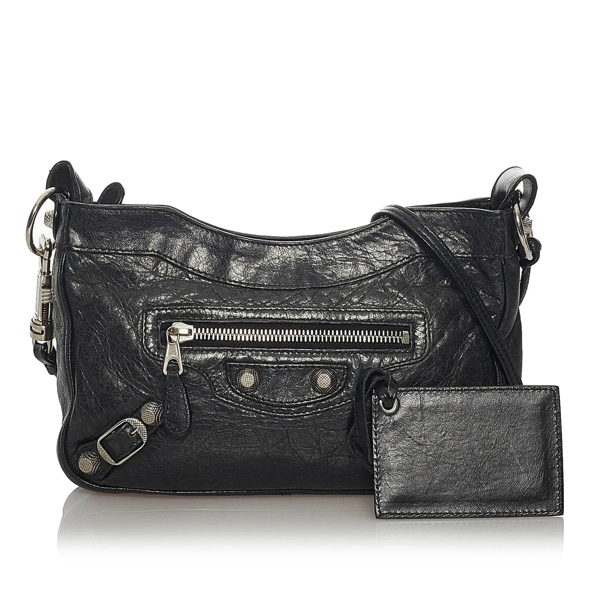 Balenciaga Motocross Hip Giant 12 Crossbody Bag 29323 | Authentic Pre-Owned interior view