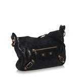 Balenciaga Motocross Hip Giant 12 Lambskin Leather Crossbody Bag side view