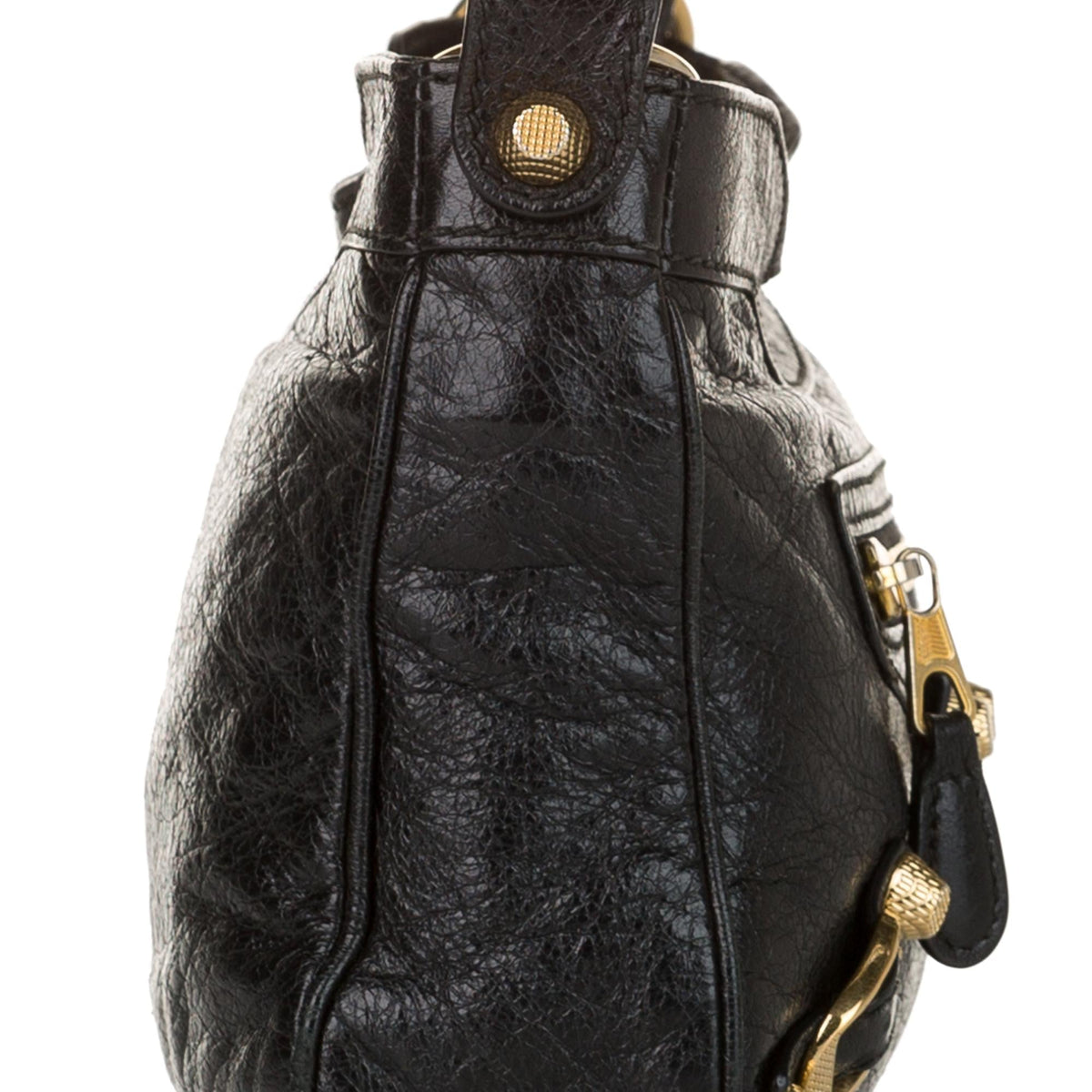 Balenciaga Motocross Hip Giant 21 Leather Crossbody Bag 34159 front view
