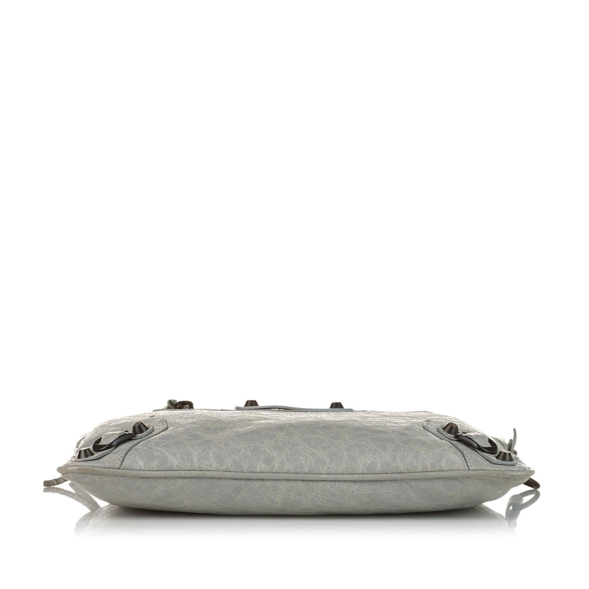 Balenciaga Motocross Lambskin Leather Clutch Bag | Authentic Pre-Owned back view