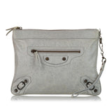 Balenciaga Motocross Lambskin Leather Clutch Bag | Authentic Pre-Owned