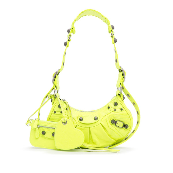Balenciaga Motocross Le Cagole XS Handbag fpjUGH | Authentic Pre-Owned interior view