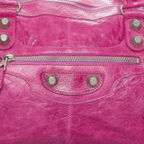 Balenciaga Motocross Leather Giant Brogues Work Bag | Authentic Pre-Owned back view