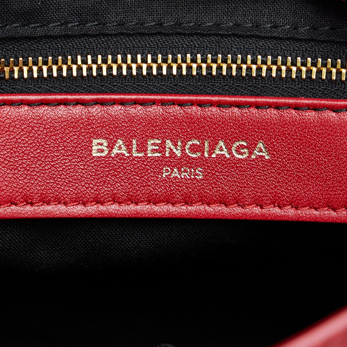 Balenciaga Motocross Metallic Edge City S Bag | Authentic Pre-Owned hardware detail