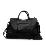 Balenciaga Motocross Neo Classic City Handbag | Authentic Pre-Owned interior view