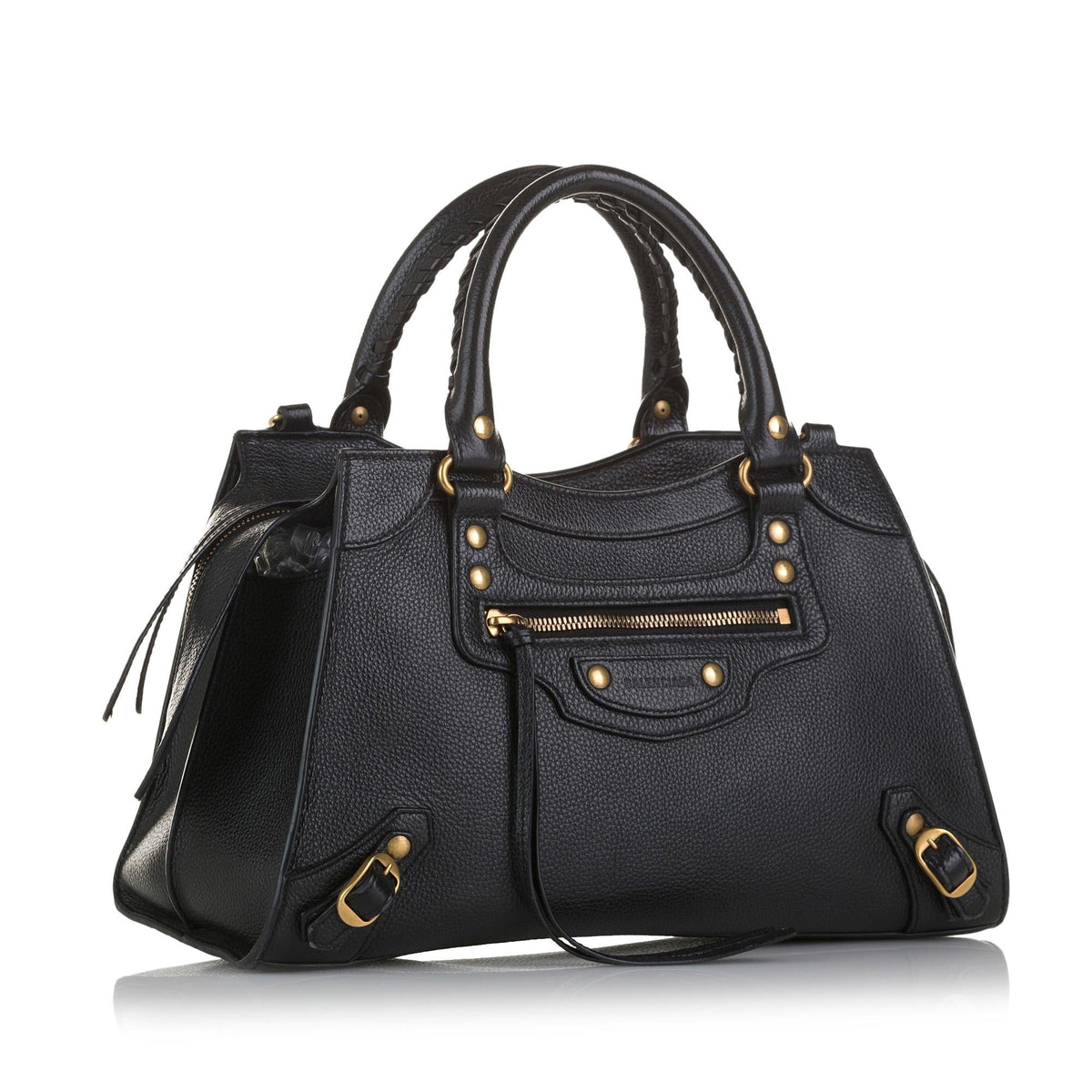 Balenciaga Motocross Neo Classic Handbag meW8CJ | Authentic Pre-Owned side view