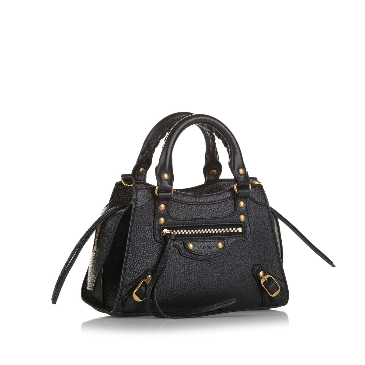 Balenciaga Motocross Neo Classic Handbag GDuRMd | Authentic Pre-Owned side view