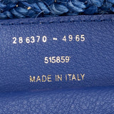 Balenciaga Motocross Panier Raffia Tote | Authentic Pre-Owned close-up view