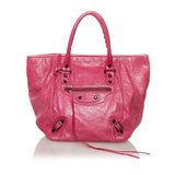 Balenciaga Motocross Sunday Leather Tote Bag 33255 | Authentic Pre-Owned