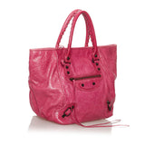 Balenciaga Motocross Sunday Leather Tote Bag 33255 | Authentic Pre-Owned side view
