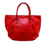 Balenciaga Motocross Sunday Leather Tote Bag 36401 | Authentic Pre-Owned angle view