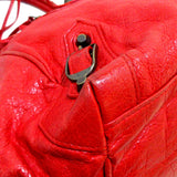 Balenciaga Motocross Sunday Leather Tote Bag 36401 | Authentic Pre-Owned back view