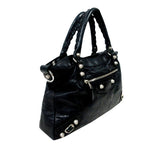 Balenciaga Motocross Town Giant Leather Handbag | Authentic Pre-Owned side view