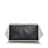 Balenciaga Navy Cabas Canvas Handbag | Authentic Pre-Owned back view