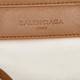 Balenciaga Navy Cabas Canvas Tote Bag | Authentic Pre-Owned hardware detail