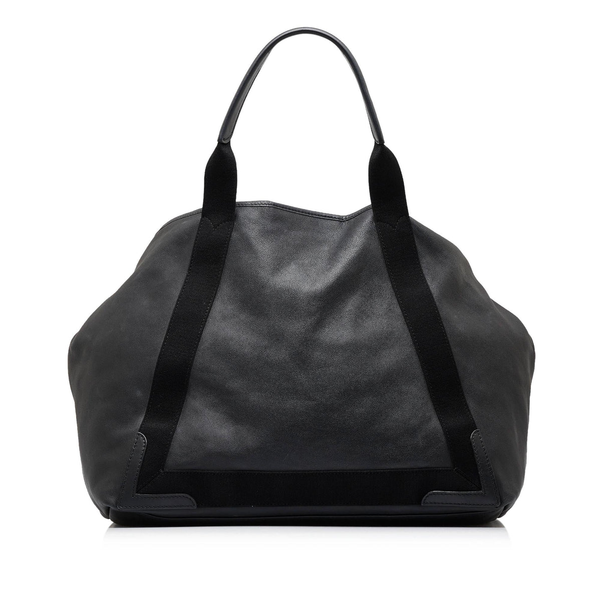 Balenciaga Navy Cabas M Tote Bag | Authentic Pre-Owned angle view