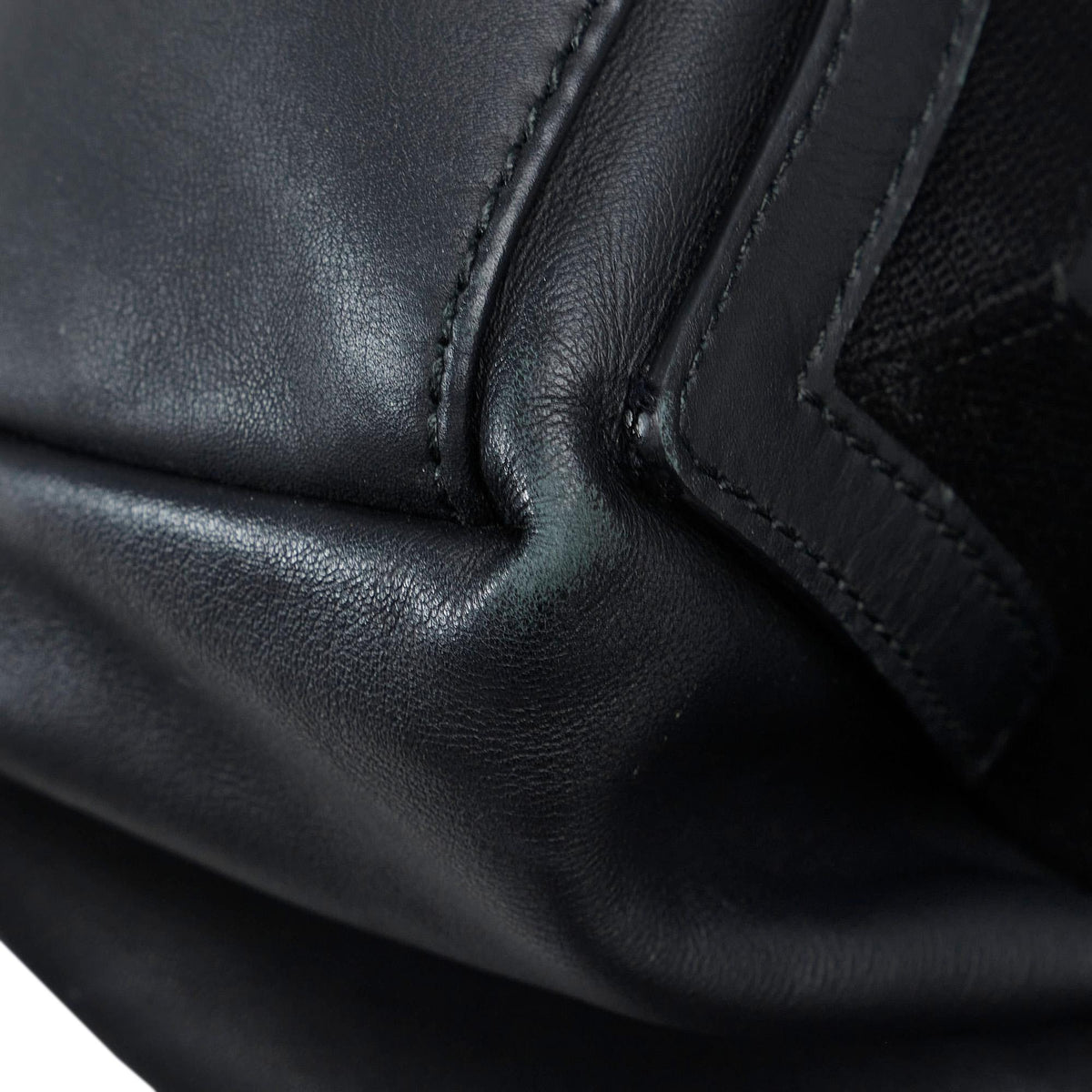 Balenciaga Navy Cabas M Tote Bag | Authentic Pre-Owned angle view