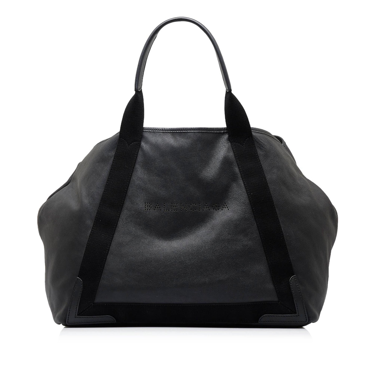 Balenciaga Navy Cabas M Tote Bag | Authentic Pre-Owned