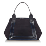 Balenciaga Navy Cabas S Canvas Tote Bag 22964 | Authentic Pre-Owned