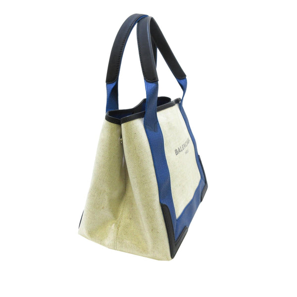 Balenciaga Navy Cabas S Tote 35886 | Authentic Pre-Owned side view