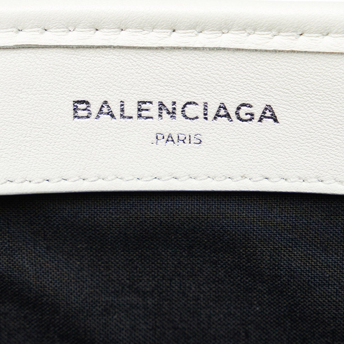 Balenciaga Navy Cabas S Tote 0ntX1O | Authentic Pre-Owned close-up view