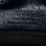 Balenciaga Navy Cabas S Tote LSMOX8 | Authentic Pre-Owned close-up view
