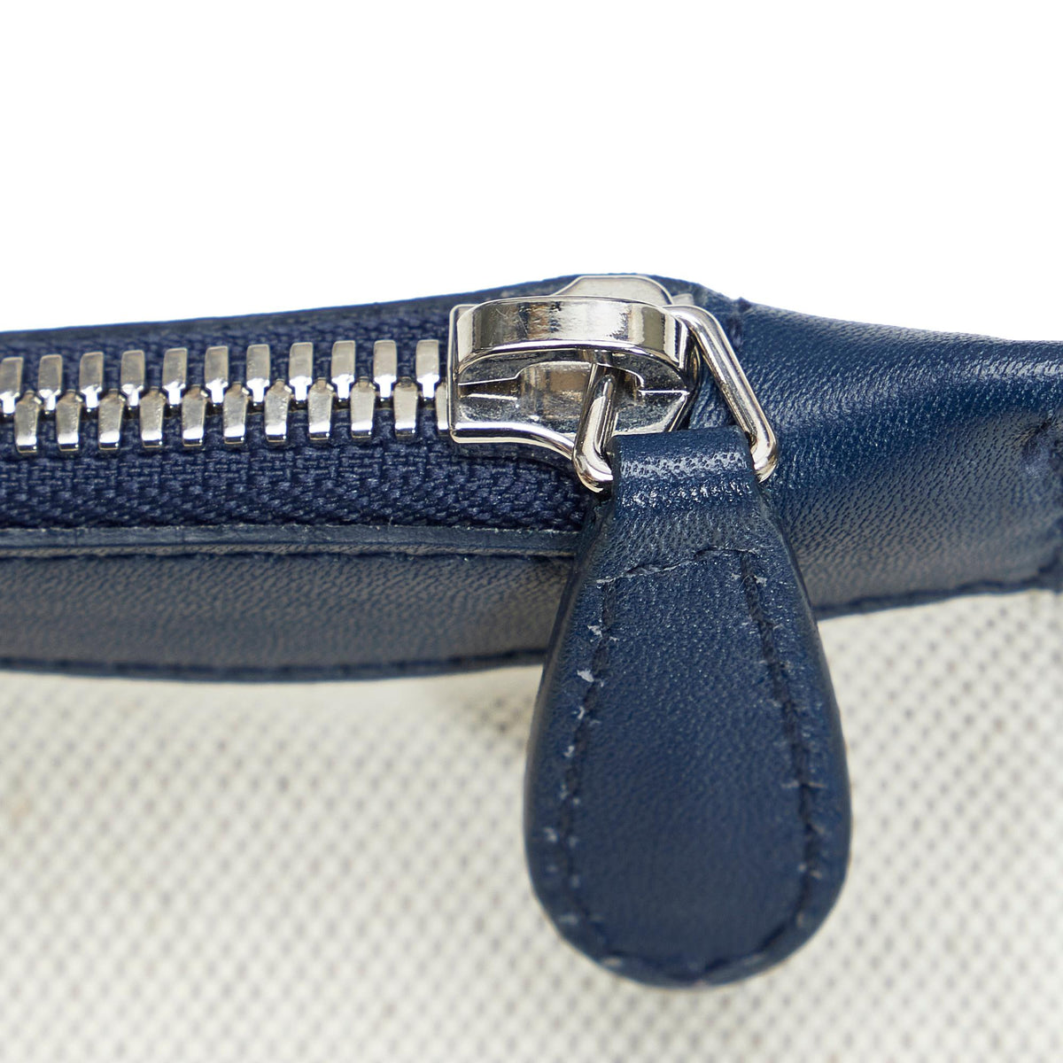 Balenciaga Navy Cabas S WOhAW6 | Authentic Pre-Owned side view