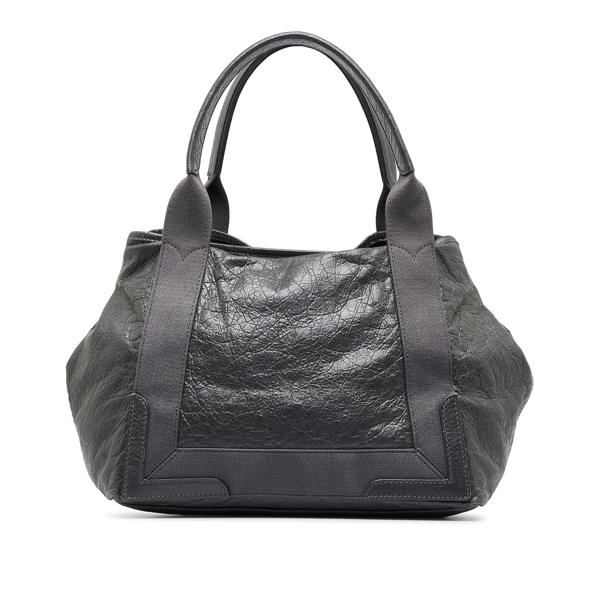 Balenciaga Navy Cabas S qSdkBf | Authentic Pre-Owned angle view