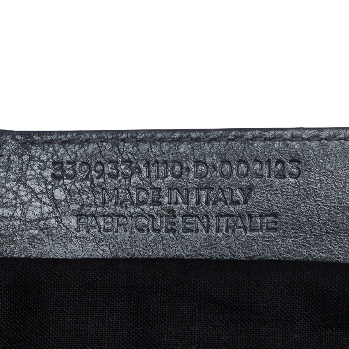 Balenciaga Navy Cabas S qSdkBf | Authentic Pre-Owned close-up view