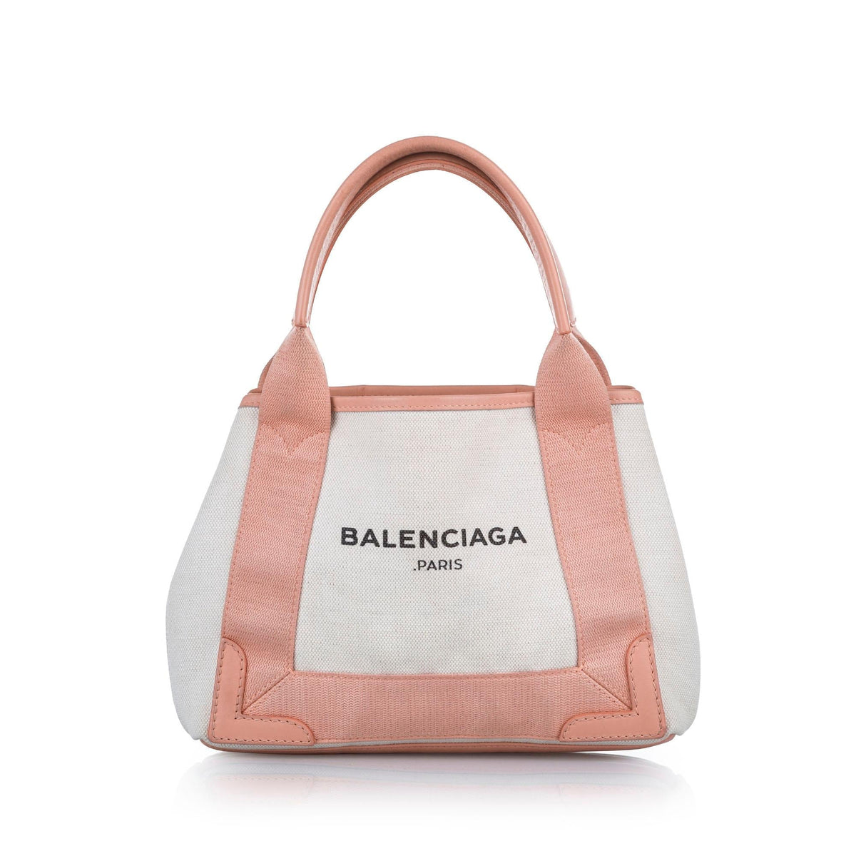 Balenciaga Navy Cabas XS Canvas Satchel 24720 | Authentic Pre-Owned