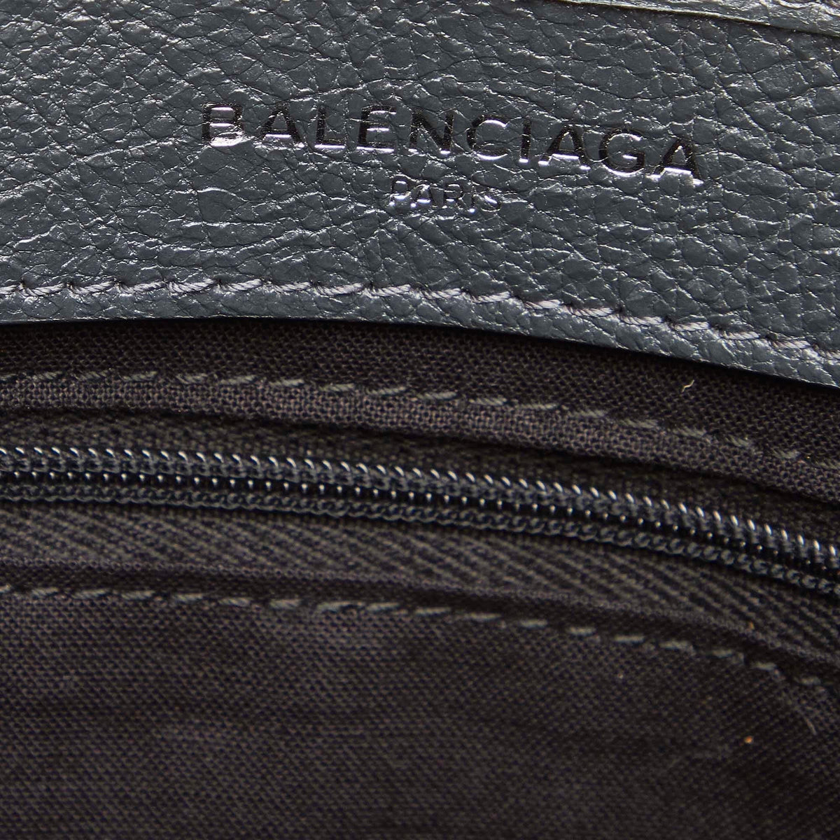 Balenciaga Navy Cabas XS Leather Satchel | Luxury Canvas Tote Bag
