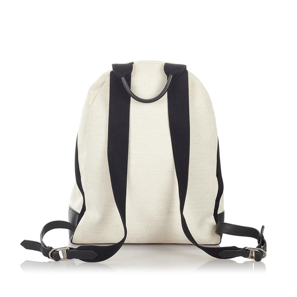 Balenciaga Navy Canvas Backpack | Designer Luxury Handbag