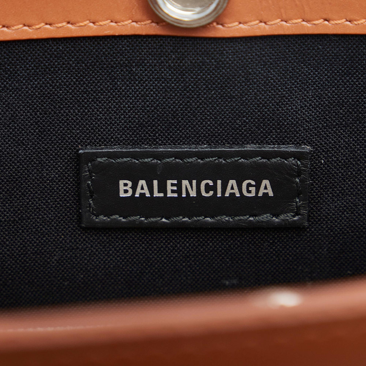 Balenciaga Navy Crossbody Bag | Authentic Pre-Owned close-up view