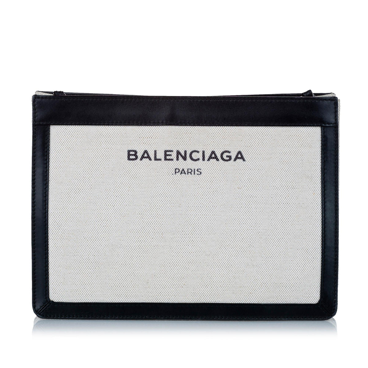 Balenciaga Navy Pochette Canvas Crossbody Bag | Authentic Pre-Owned