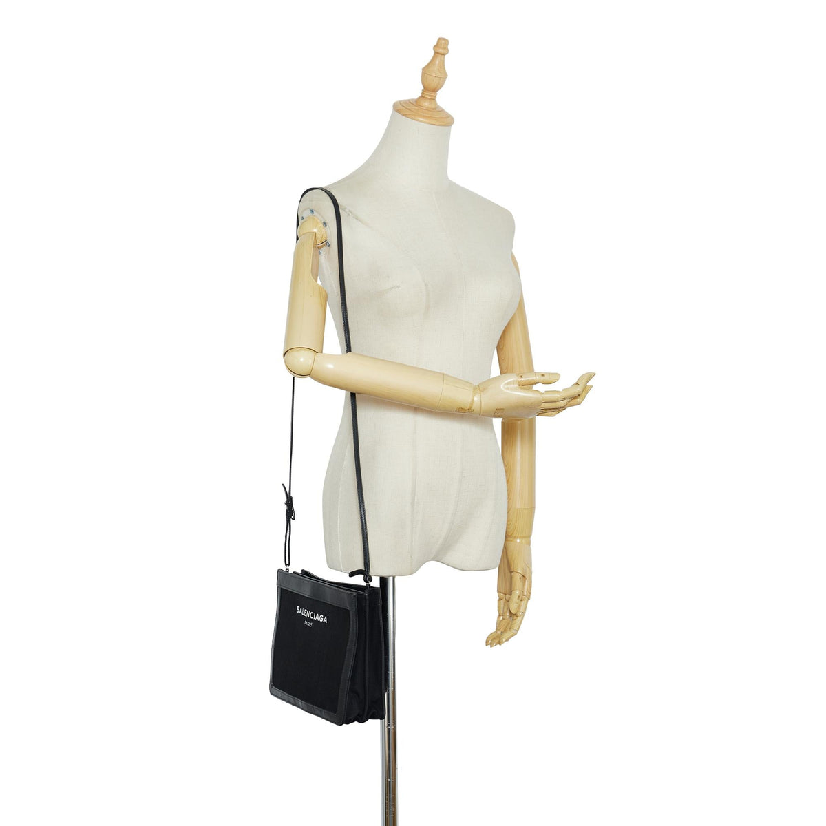 Balenciaga Navy Pochette M Crossbody xmmUMh | Authentic Pre-Owned interior view