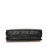 Balenciaga Navy Pochette S Canvas Crossbody Bag 28703 | Authentic Pre-Owned back view