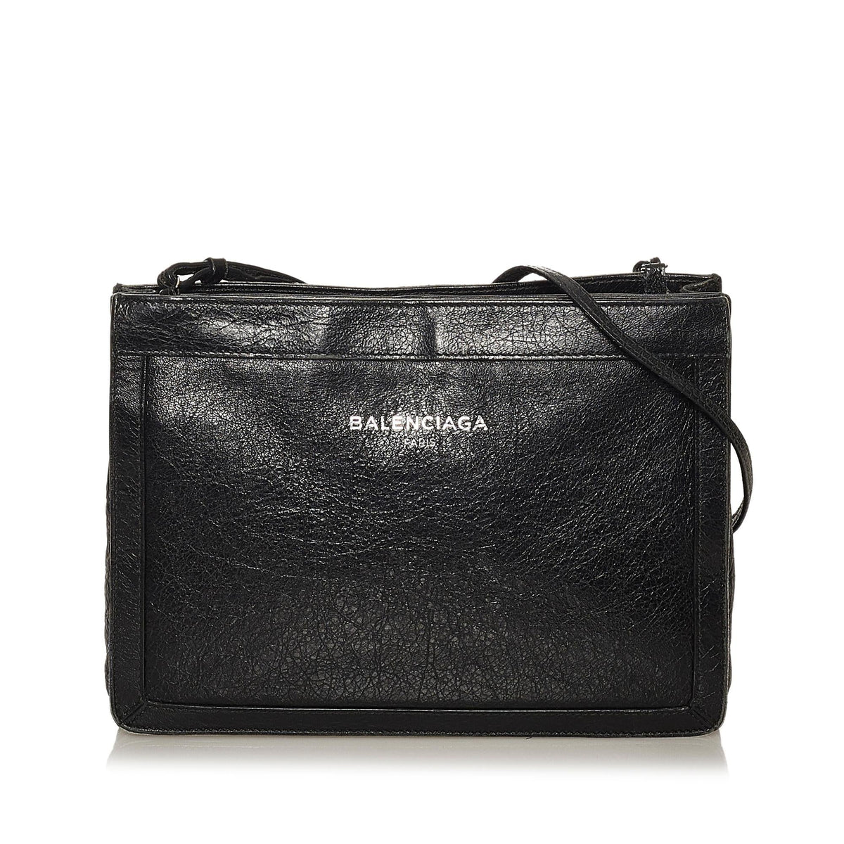 Balenciaga Navy Pochette S Canvas Crossbody Bag 28703 | Authentic Pre-Owned