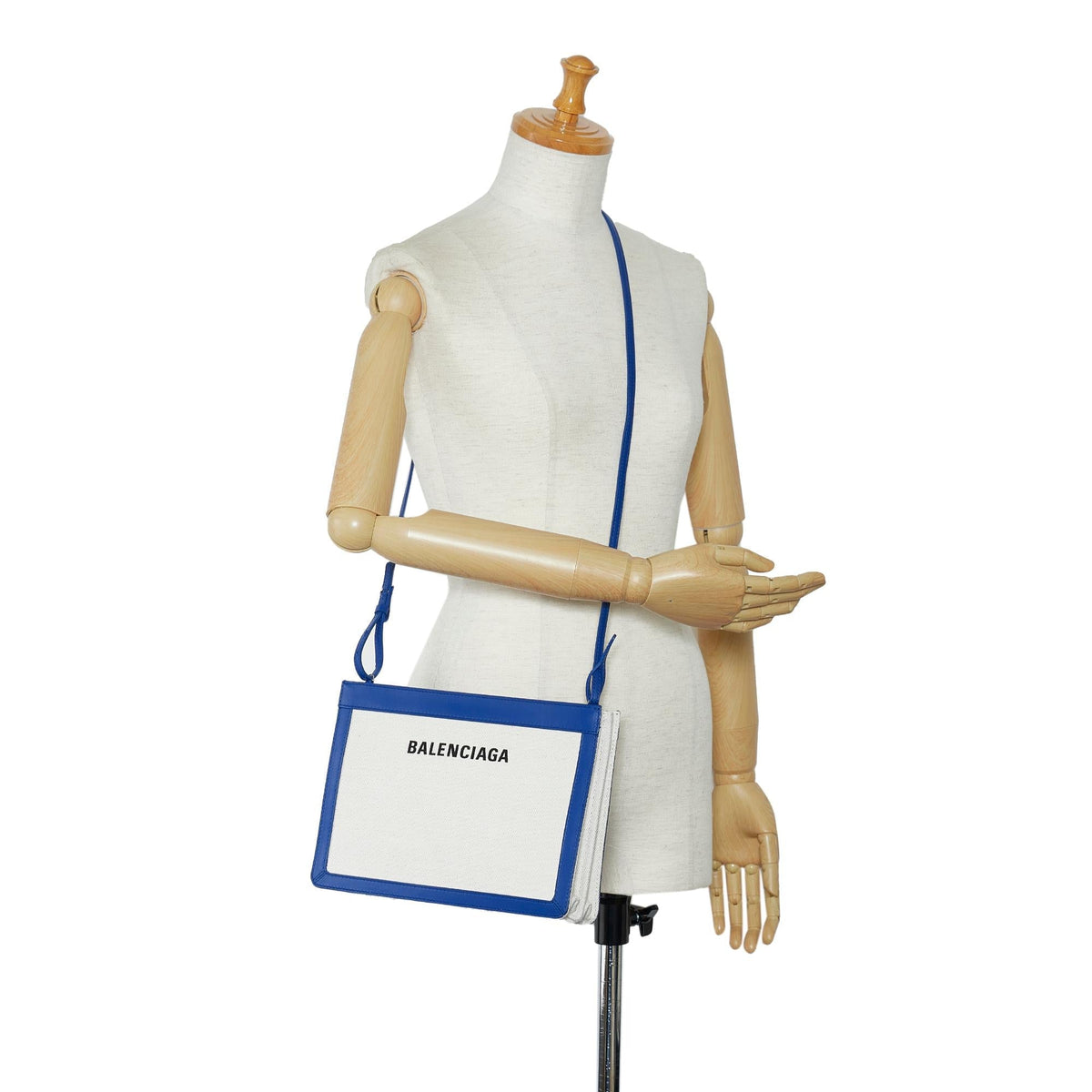 Balenciaga Navy Pochette S Crossbody | Authentic Pre-Owned interior view