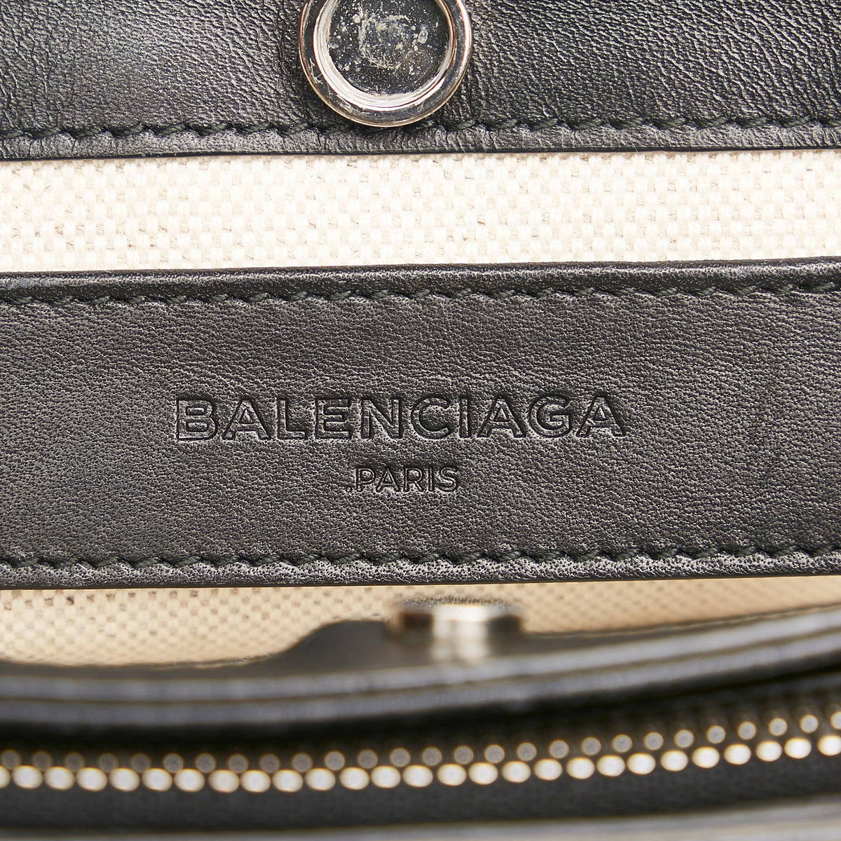 Balenciaga Navy Pochette Handbag tav1bL | Authentic Pre-Owned hardware detail