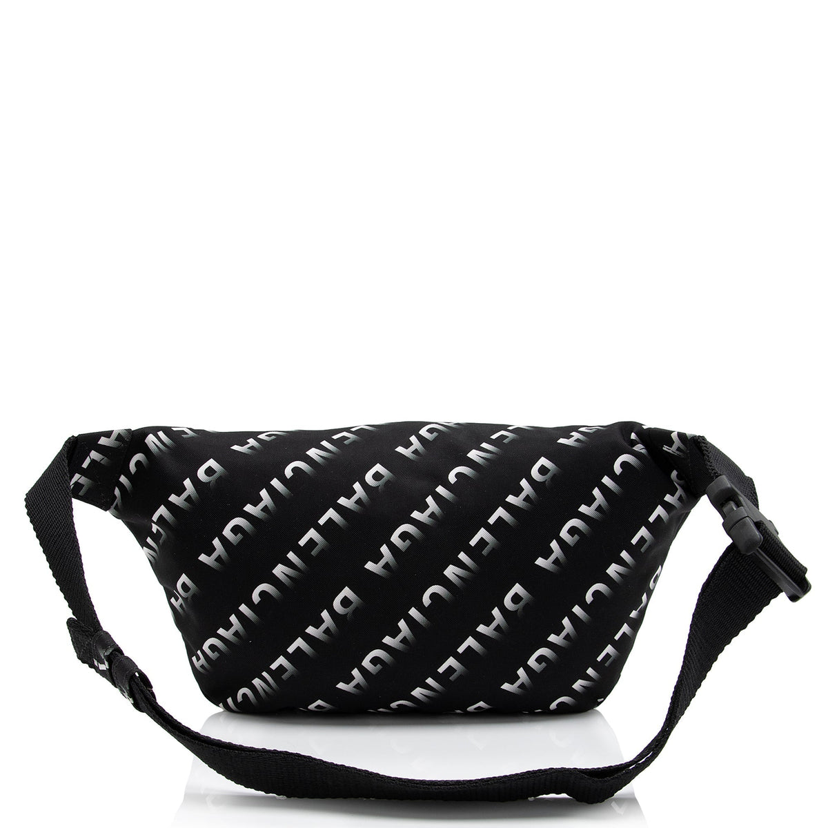 Balenciaga Nylon Logo Belt Bag | Authentic Pre-Owned angle view