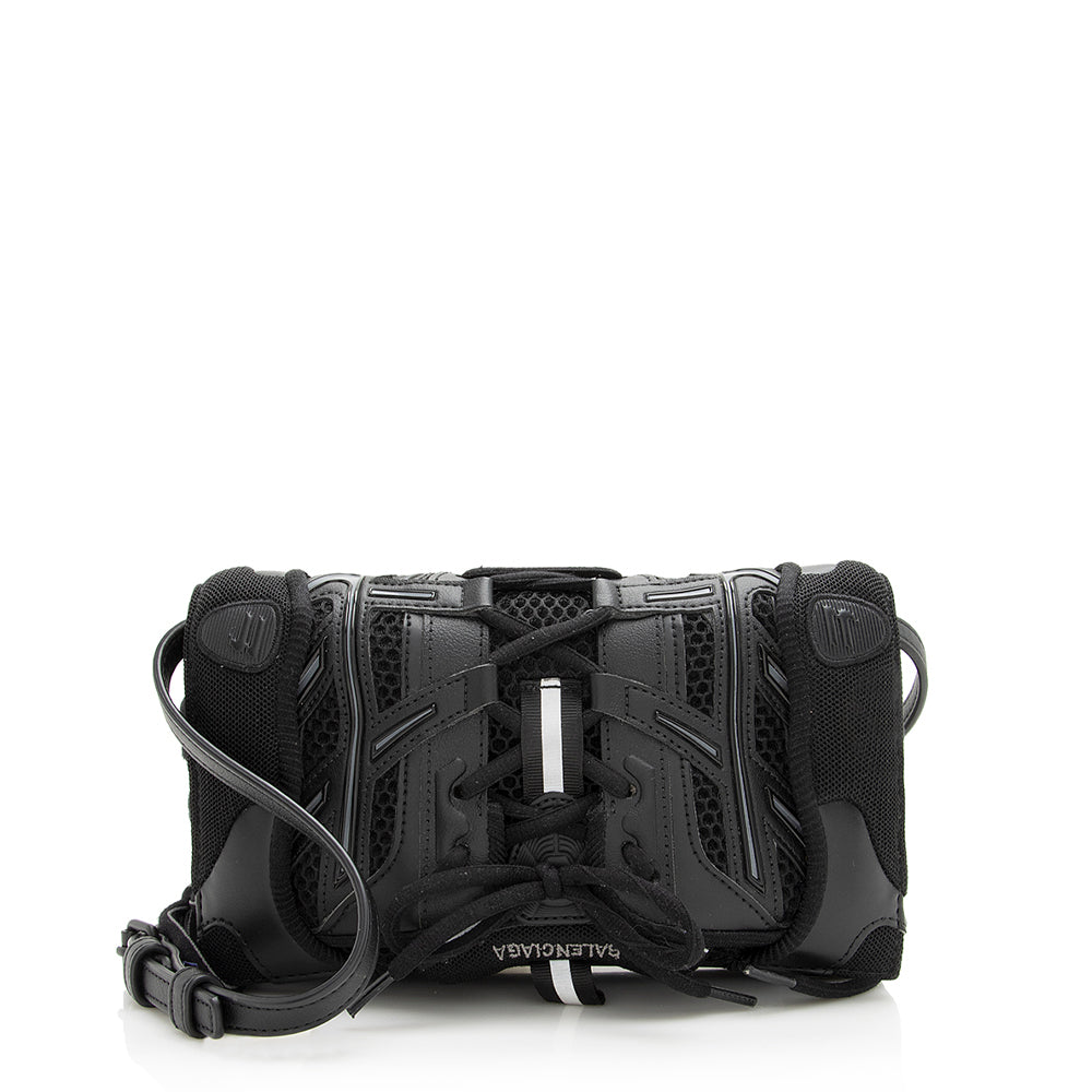 Balenciaga Nylon SneakerHead Phone Holder Crossbody Bag
