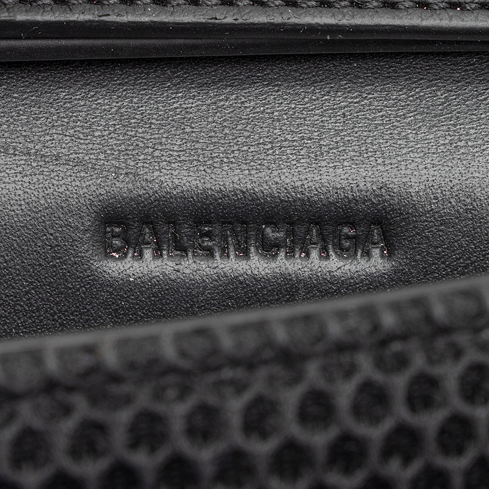 Balenciaga Nylon SneakerHead Phone Holder Crossbody Bag close-up view