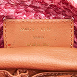 Balenciaga Panier Raffia Tote Bag 18408 | Authentic Pre-Owned close-up view