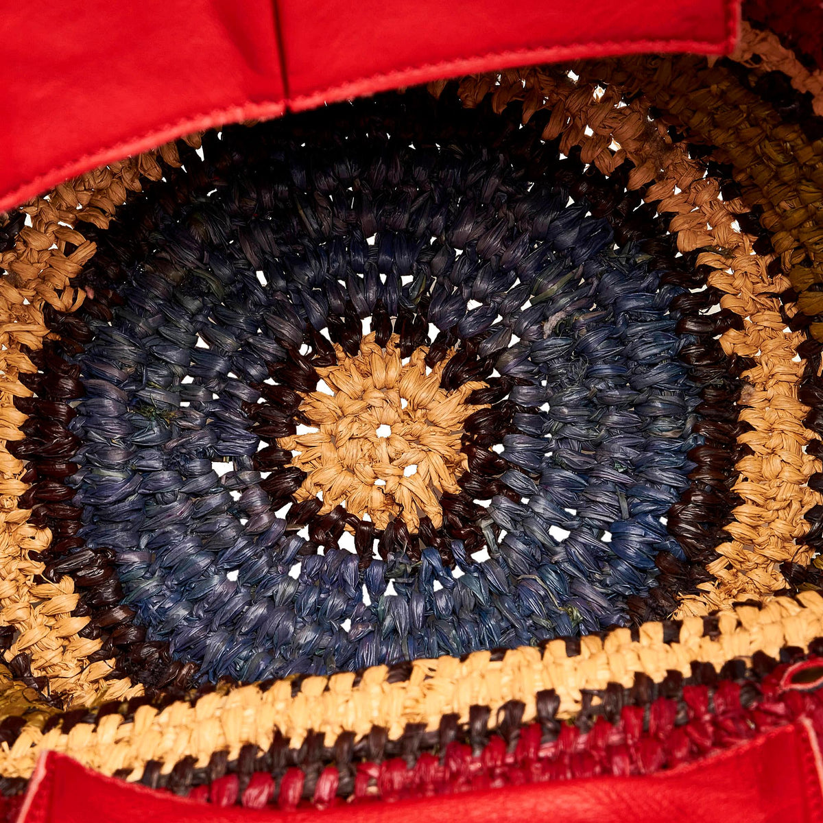 Balenciaga Panier Raffia Tote Bag 30111 | Authentic Pre-Owned detail view