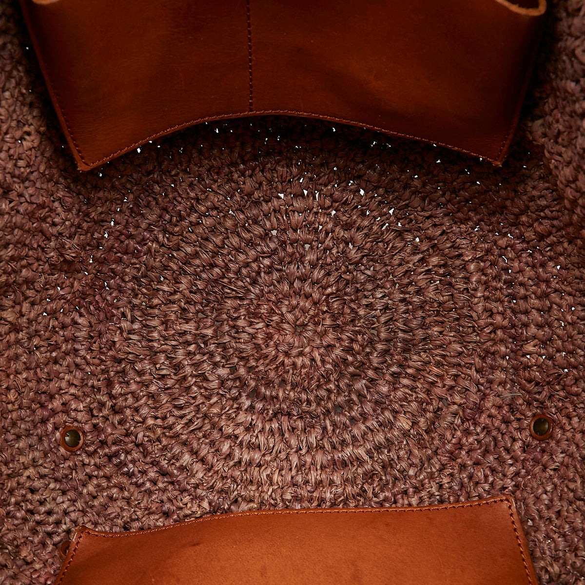 Balenciaga Panier Raffia Tote Bag 30338 | Authentic Pre-Owned detail view