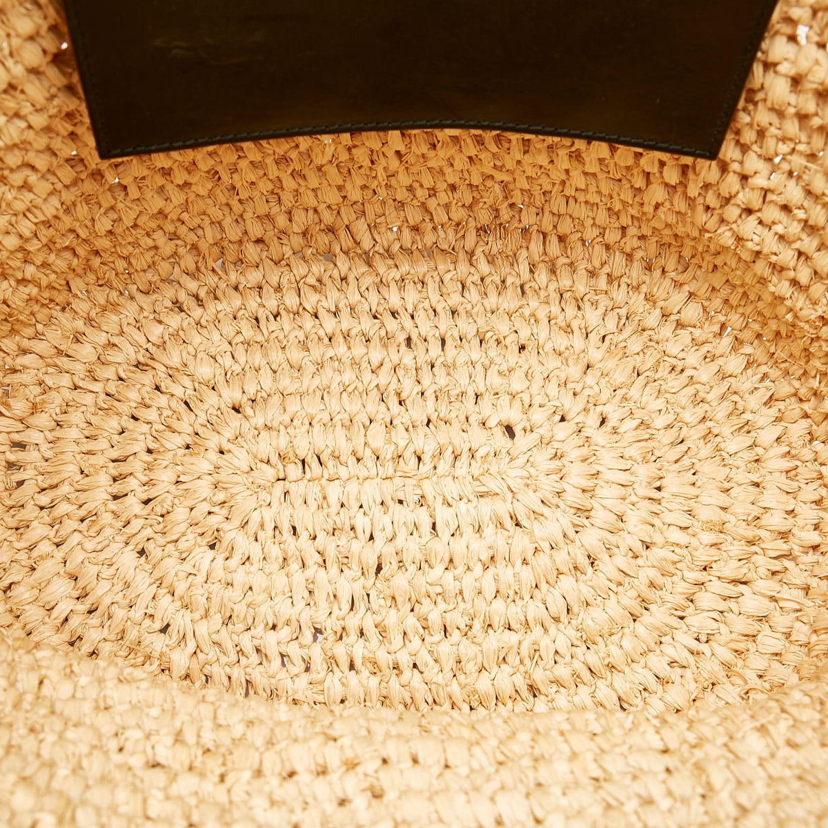 Balenciaga Panier Raffia Tote Bag 35038 | Authentic Pre-Owned detail view