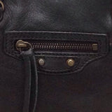 Balenciaga Papier A4 Leather Satchel 27903 | Authentic Pre-Owned close-up view